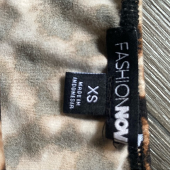 Fashion Nova Command Attention Biker Short Set - Leopard - Picture 7 of 7